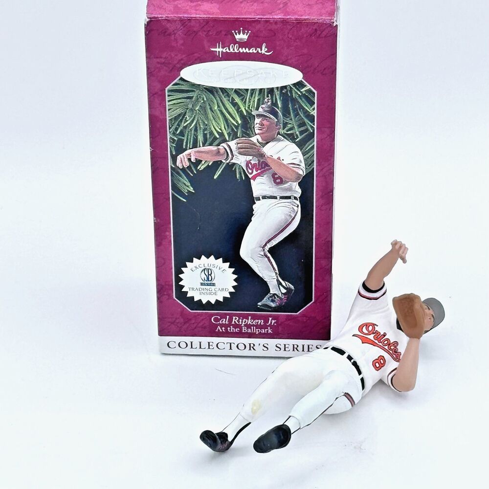 Cal Ripken Jr Baltimore Orioles 1998 MLB Baseball Hallmark Christmas Ornament